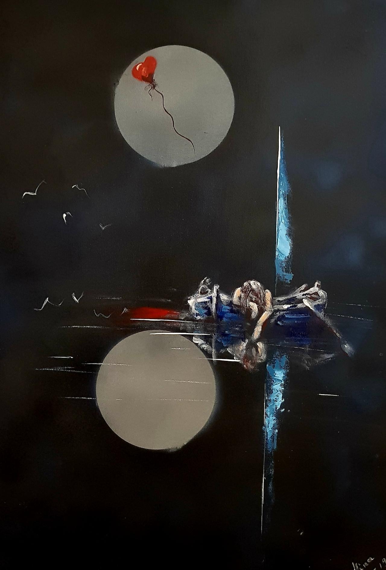ArteDiAlina.com painting: between two worlds 2